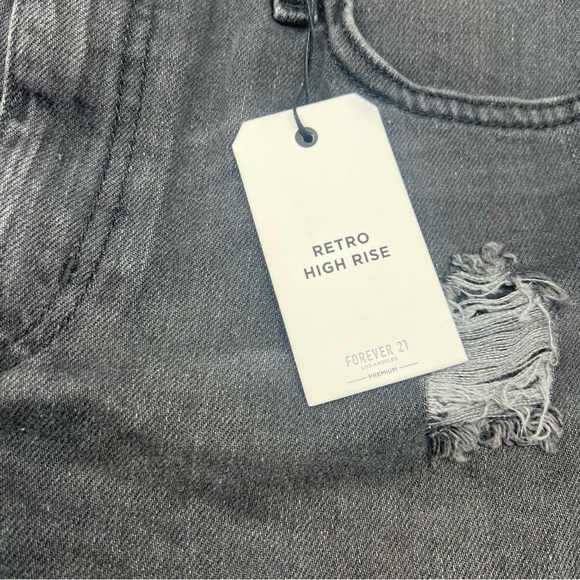 Forever 21 Retro High Rise Jean Short Size 27 - Picture 2 of 5